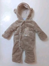 Babies R us Baby Boy 2-3 months 62cm romper Sleeper Outfit jumpsuit teddy bear