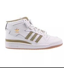 Adidas Forum Mid Big Kids' Shoes White-Orbit Green GZ3888