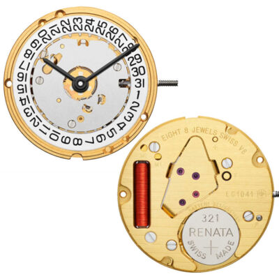 Mouvement De Montre ETA E61.041 Quartz Avec Date à 3h - New Old Stock (NOS), Neuf Sans étui - Suisse
