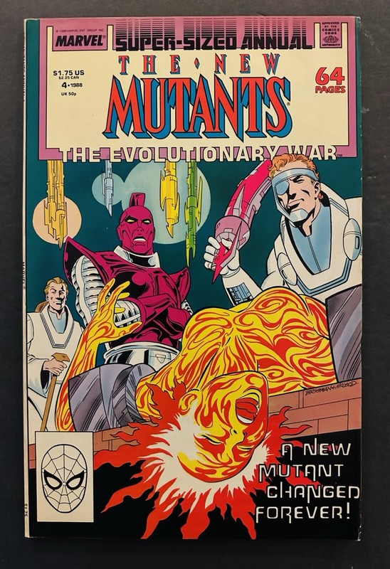 New Mutants Annual #4 | 1988 | Evolutionary War | Marvel Comics 