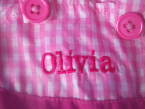EASTER BUNNY Plush Rabbit WITH PERSONALIZED DRESS NAME = LILLIE 14.5" NEW - Picture 12 of 12