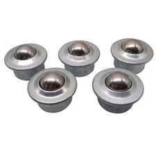 US Stock 5pcs 16mm Ball Metal Transfer Bearing Unit Ball Wheel Conveyor Roller