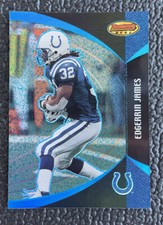 🔥EDGERRIN JAMES 2003 BOWMAN'S BEST BLUE REFRACTOR #'d 282/499!🔥COLTS HOF!