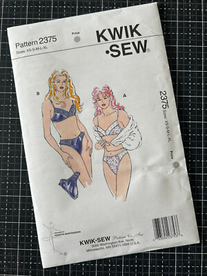 Out Of Print: Dessous-Schnittmuster Kwik Sew 2375 BH und Panties