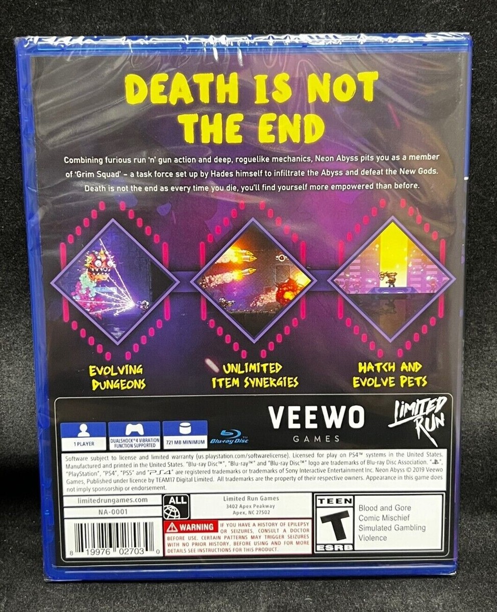 Trader Games - NEON ABYSS (LIMITED RUN) PS4 USA NEW sur