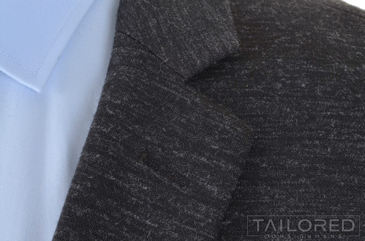 JOHN VARVATOS USA Solid Gray Polyester Jersey Bla… - image 3