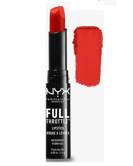 ポップス+ロック(邦楽) FULL THROTTLE LIPSTICK NEMOPHILA NYX Cosmetics NYX Waterproof Full Throttle Lipstick