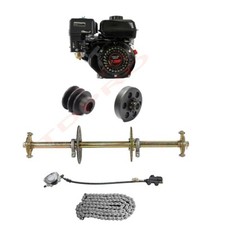 32" Go Kart Rear Live Axle Kit  7HP OHV Engine Motor  Brake ATV Quad Trike