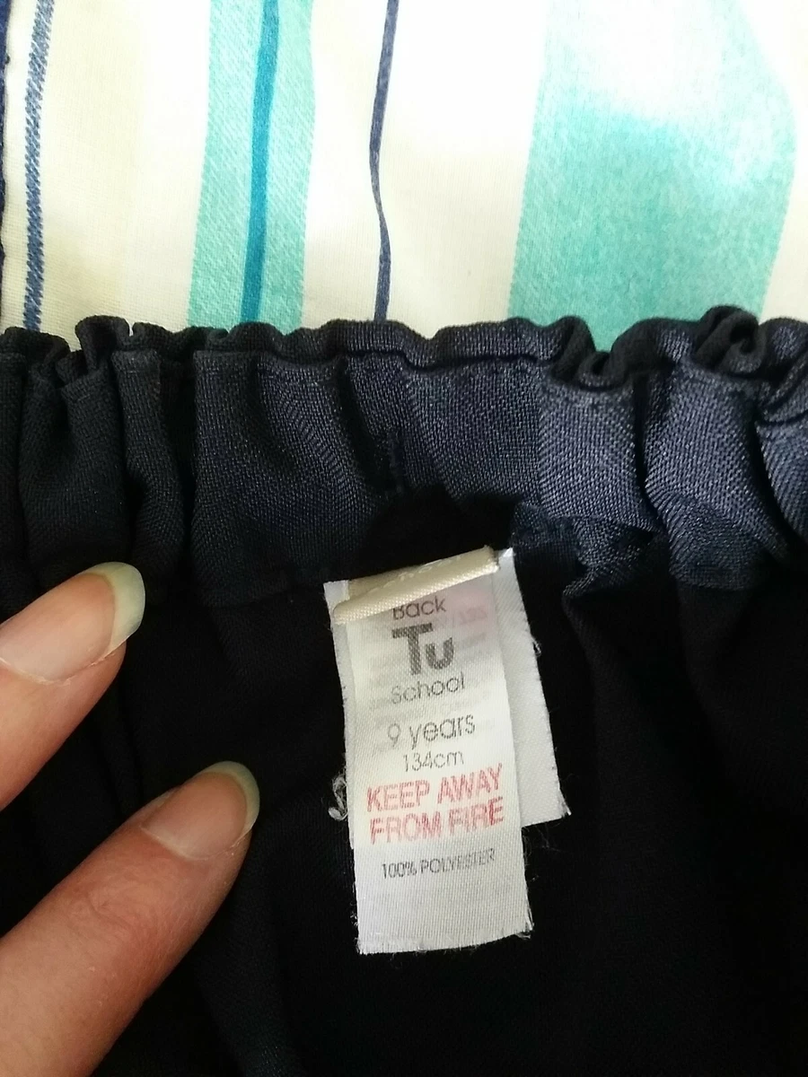 Tu navy top pleated skirt