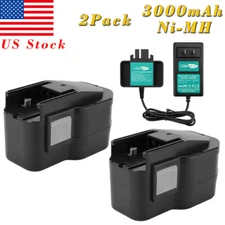 14.4V 3000mAh Battery/Charger For Milwaukee 48-11-1000 48-11-1014 48-11-1024