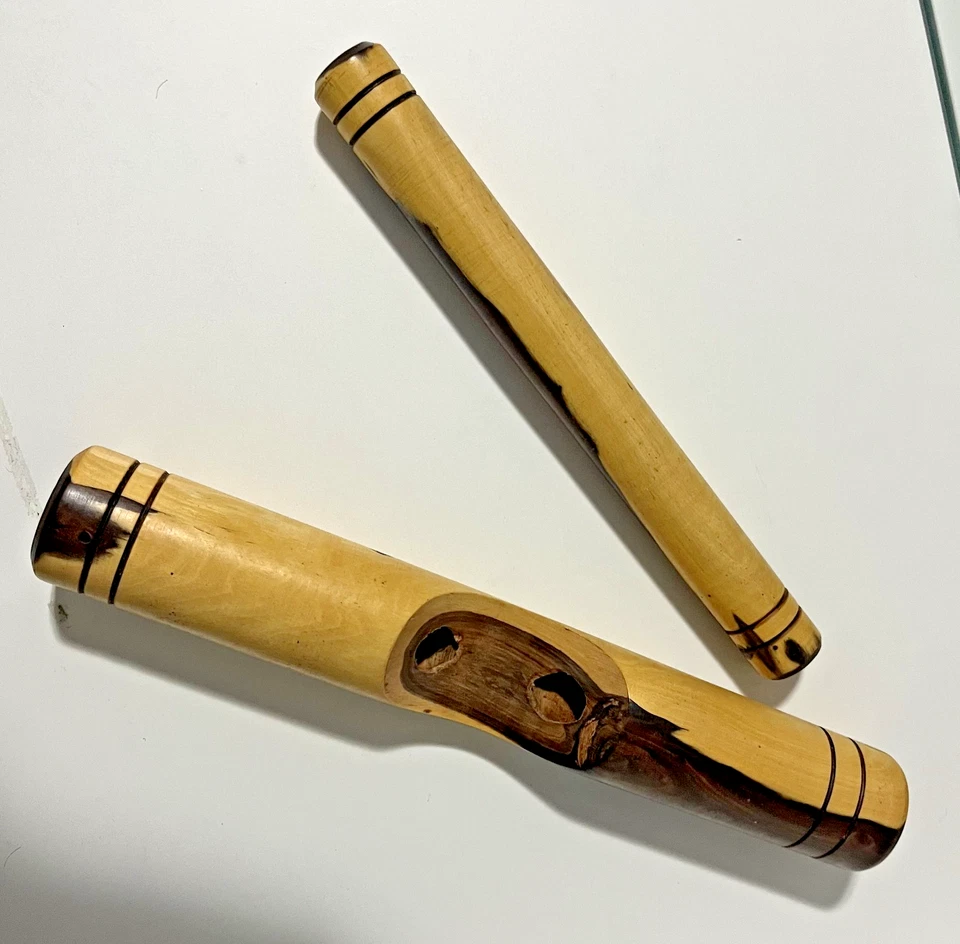 INSTRUMENTO MUSICAL CLAVE INSTRUMENTO DE PERCUSIÓN VARIOS RITMOS LATINOS Foto 2 de 4