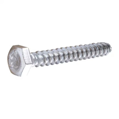 1/4 In. X 1-1/2 In. Hex Zinc Plated Lag Screw (100-Pack)