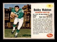 1962 Post #43 Bobby Walston SP EXMT X3401004