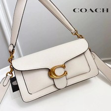 Coach F73995 Tabby 26 2Way Crossbody Shoulder Bag White Leather New