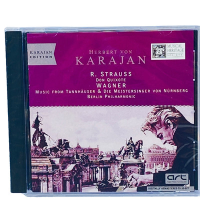 KARAJAN: R. STRAUSS - DON QUIOTE / WAGNER - TANNHAUSER -- BERLIN PO,   CD SEALED
