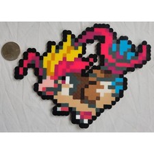 Mega Pidgeot Menu Icon Pokemon Perler Bead Pixel Art