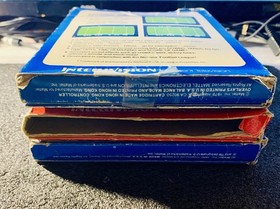 INTELLIVISION SPORTS GAME LOT OF 3 CIB/BOXING/SHARP SHOT/FOOTBALL TESTED