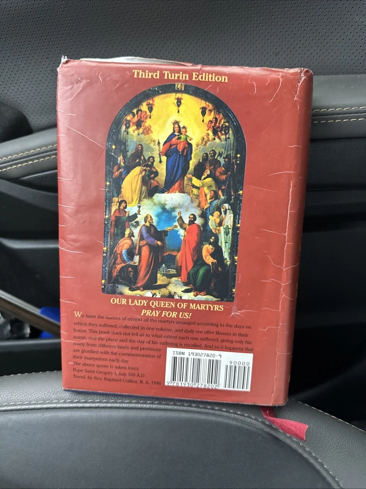 The Roman Martyrology 3rd Turin Edition by Rev Raphael Collins Hardback - Image 4 of 4