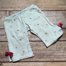 American Girl Doll Bitty Baby Twins Blue Heart Pants Starter Set Stained TLC