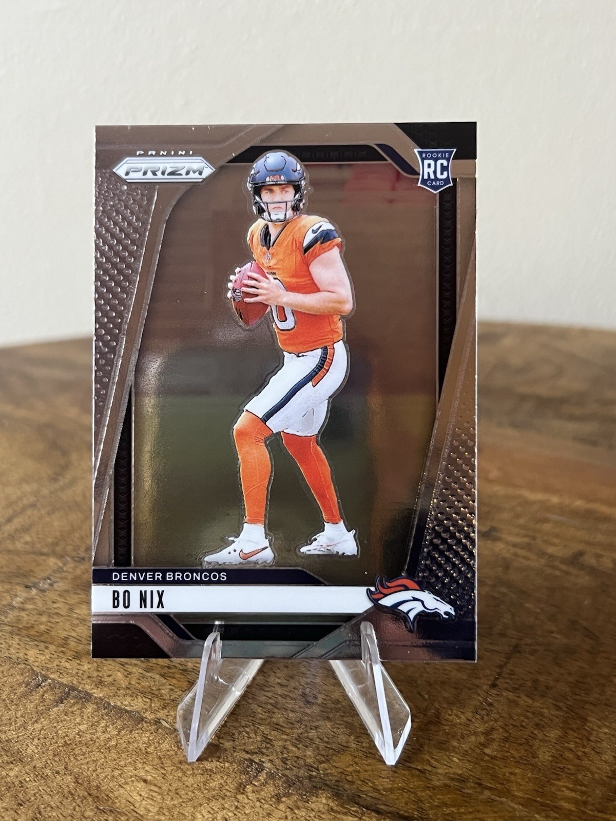 Panini 2024 Prizm Rookie Bo Nix #309 Denver Broncos Football Card