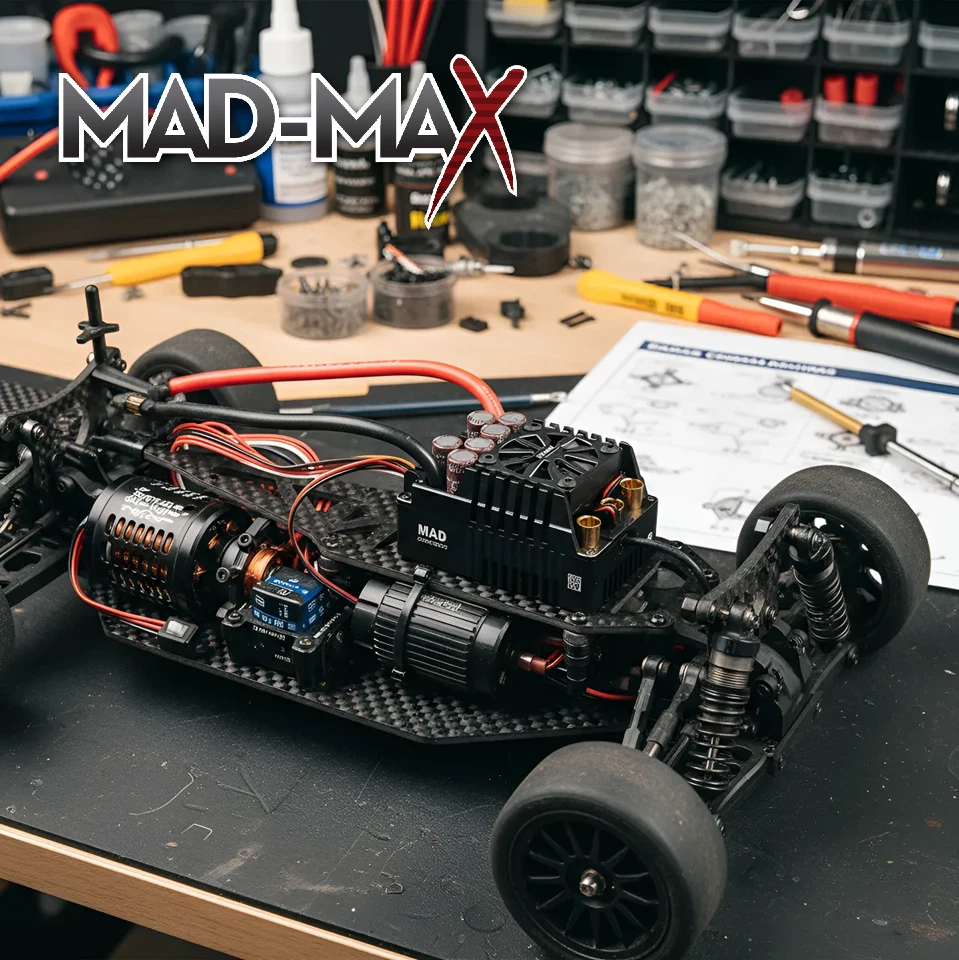 MADMAX-8 V2 ESC 550A 3-8S LiPo 33.6V RC Car Brushles Motor (*NO TARIFFS TO USA) - Image 4 of 4