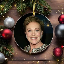 Julie Andrews Christmas Ornament - Celebrity Ornament Gifts for Fans