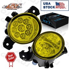 Pair Bumper Fog Lights Yellow Replacement Lamps For Nissan Sentra 1982-2025