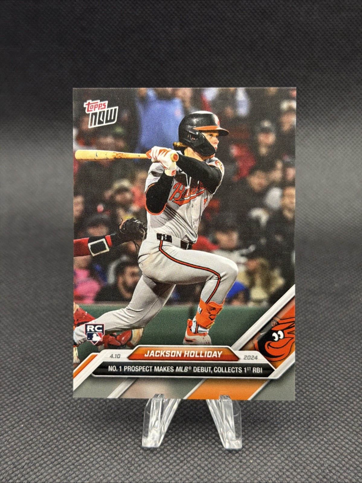 2024 Topps Now Jackson Holliday MLB Debut RC #61 Baltimore Orioles