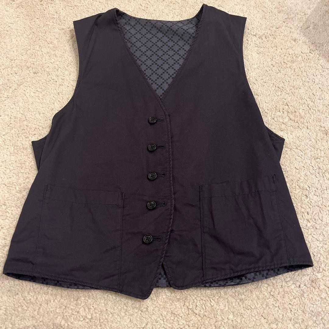 Engineered Garments Navy patterned blazer & rever… - image 16