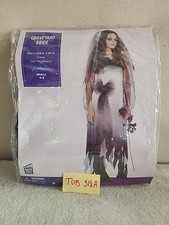 Graveyard Bride Zombie Halloween Costume Cosplay Girls Small 4-6