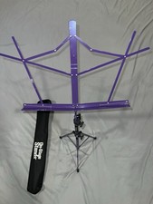 NEW On-Stage Stands Purple Compact Sheet Music Stand with Carrying Bag