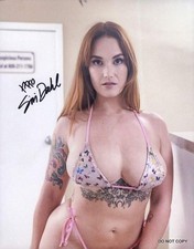 Siri Dahl autographed Model RP 8x10 Photo RP3259