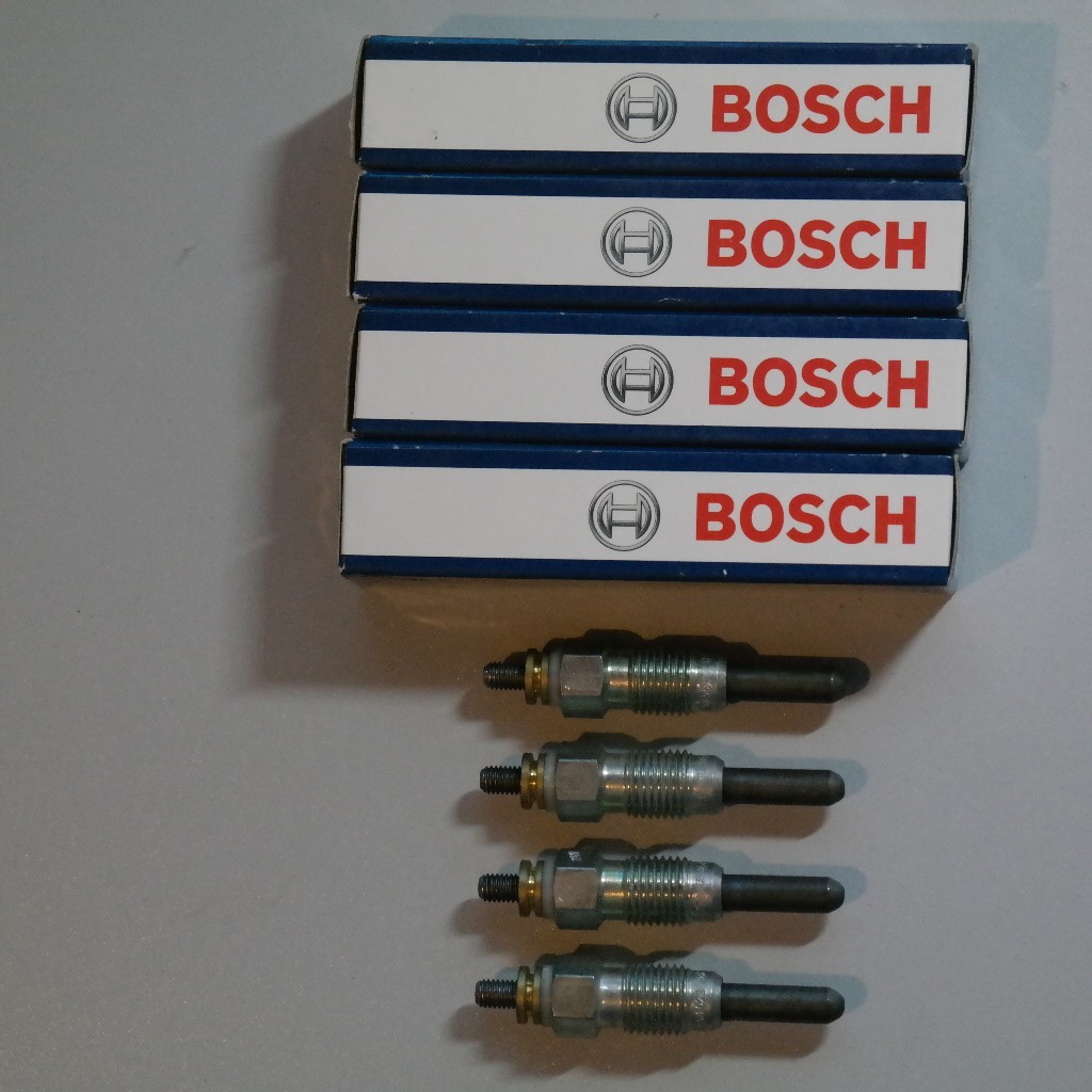 Bougie préchauffage Bosch 24V pour corriger le démarrage difficile du VW Iltis 1.6 TD