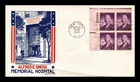 US COVER ALFRED E SMITH FDC SCOTT 937 PLATE BLOCK SMARTCRAFT THERMOGRAPHED
