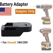 Adapter For Dewalt 20V Li-ion Battery To For Ridgid/AEG 18v Power Tools US