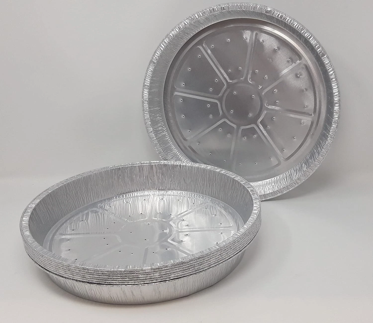 12 x 29cm 12" Aluminium Foil Round Pie Flan Quiche Dish Tray Container BBQ...