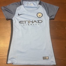 Manchester City 2016 Fernandinho HOME Football Soccer Jersey Nike Womens size S