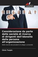 Chris Turpin | Considerazione Da Parte Delle Società Di Ricerca Di Dirigenti...