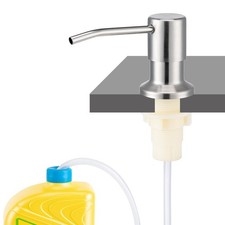 Built In Kitchen Sink Soap Dispenser Stainless Pump 47 Inch Tube Nickel