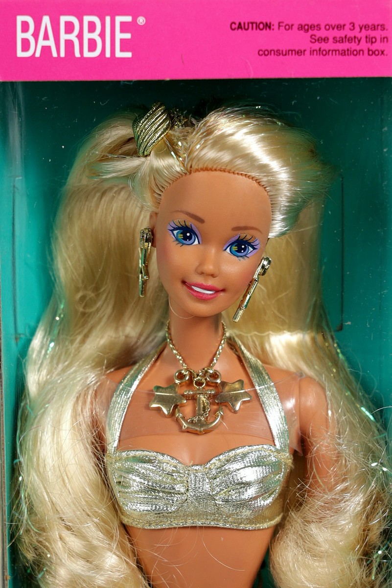 Sun Sensation Barbie Doll 1390 Never Removed from Box 1991 by