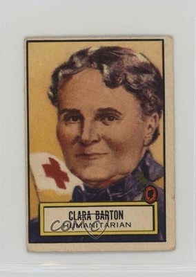 1952 Topps Look 'n See Clara Barton #83 0s4