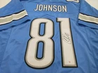 Calvin Johnson Detroit Lions Signed/Autographed Custom Football Jersey W/ COA