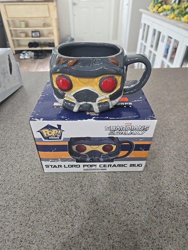 Funko Pop Star Lord Ceramic Mug Guardians Of The Galaxy Marvel Collector Corps