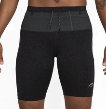 Nike Trail Dri-fit Adv Lava Loops Running Tights Shorts Hj4170-010 Mens Large L Nike Trail Dri-fit Adv Lava Loops Running Tights Shorts Hj4170-010 Mens Large L