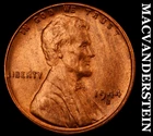 1944-S Lincoln Wheat Cent - Red  Choice Gem Brilliant Unc  No Reserve  #i6769