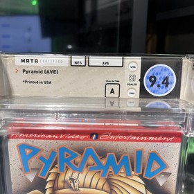 Pyramid - WATA 9.4 A Top Pop Sealed (NES 1990) NES Goes Archaeological