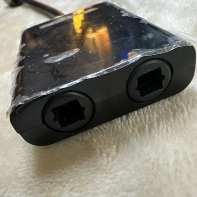 Toslink Optical Audio Splitter 1 In 2 Out SPDIF Digital Fiber Optic Adapter