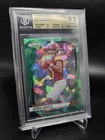 JAYDEN DANIELS #347 Prizms GREEN ICE BGS 9.5 GEM MINT 2024 Panini PRIZM LOW POP!