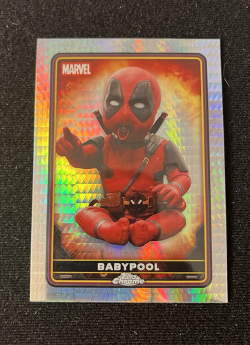 2025 Topps Chrome Marvel Deadpool #39 Babypool Prism Refractor