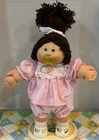Cabbage Patch Kid IC  Brown Single Pony Brown Hair &  Eyes HM4 Pacifier